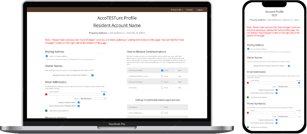 Leland After – Account Profile
